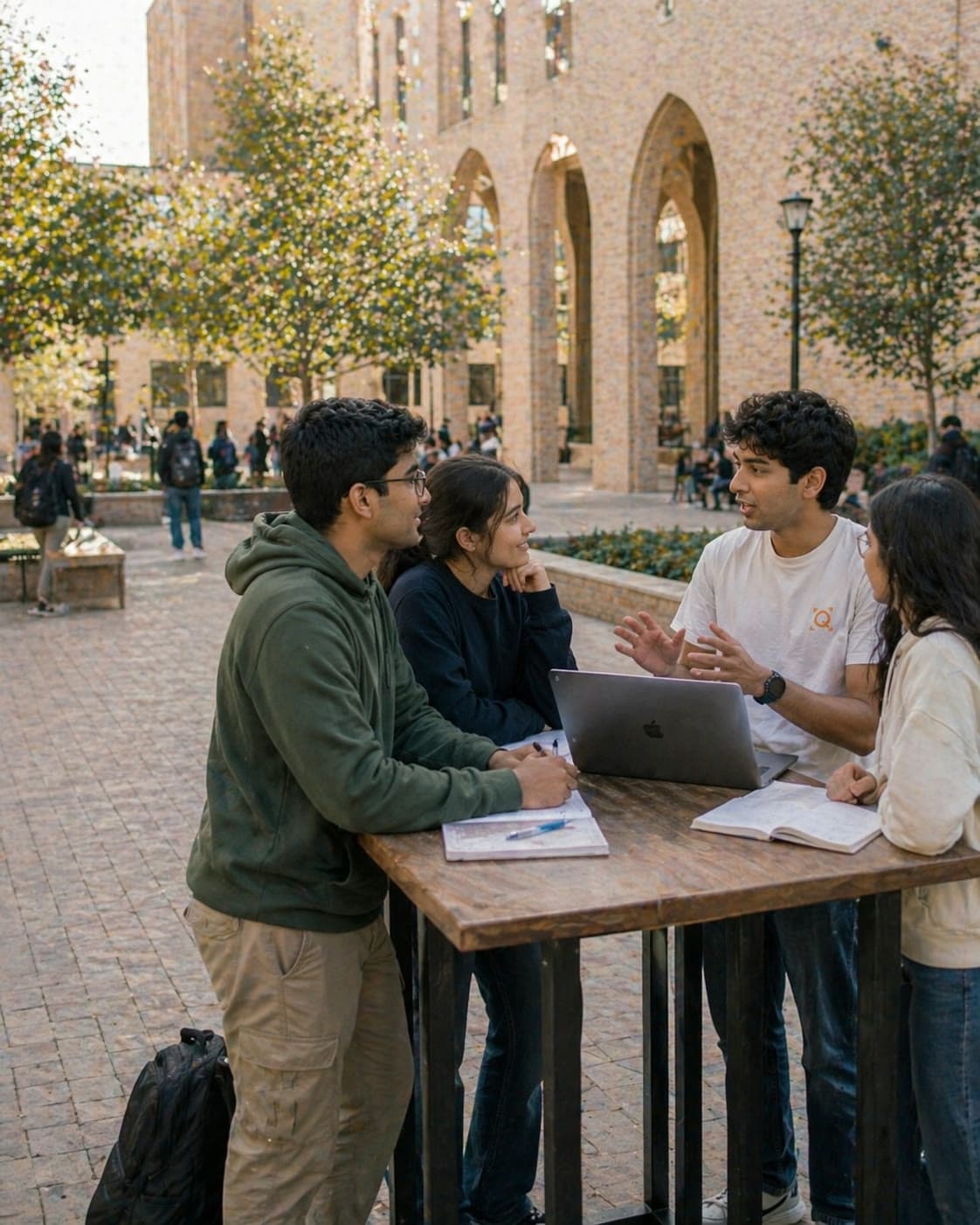 Campus ambassadors organizing real-world events and campaigns