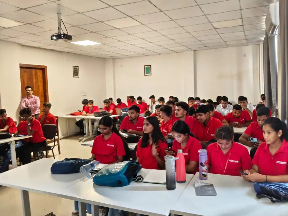 Between exercises. LBS College of Hotel Management, Kota, Rajasthan.